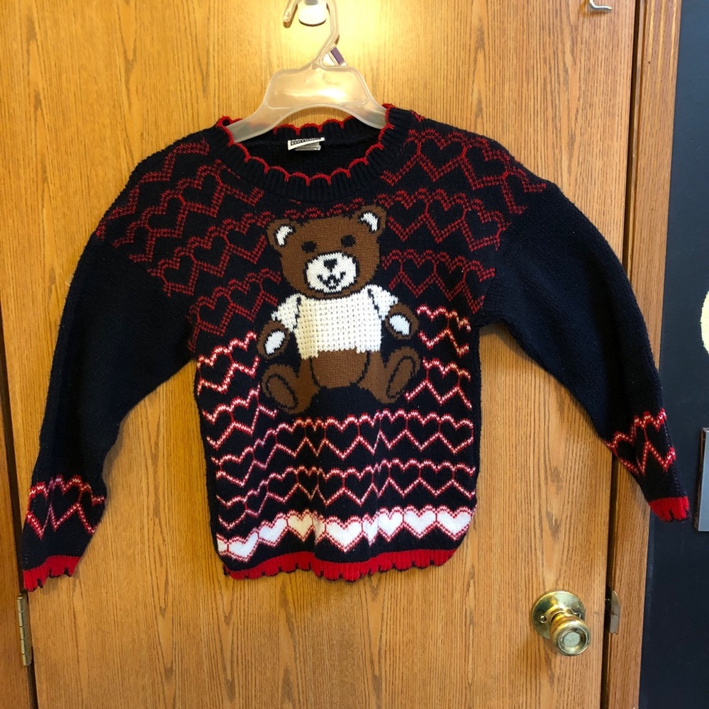 Children’s teddy bear sweater size 7/8